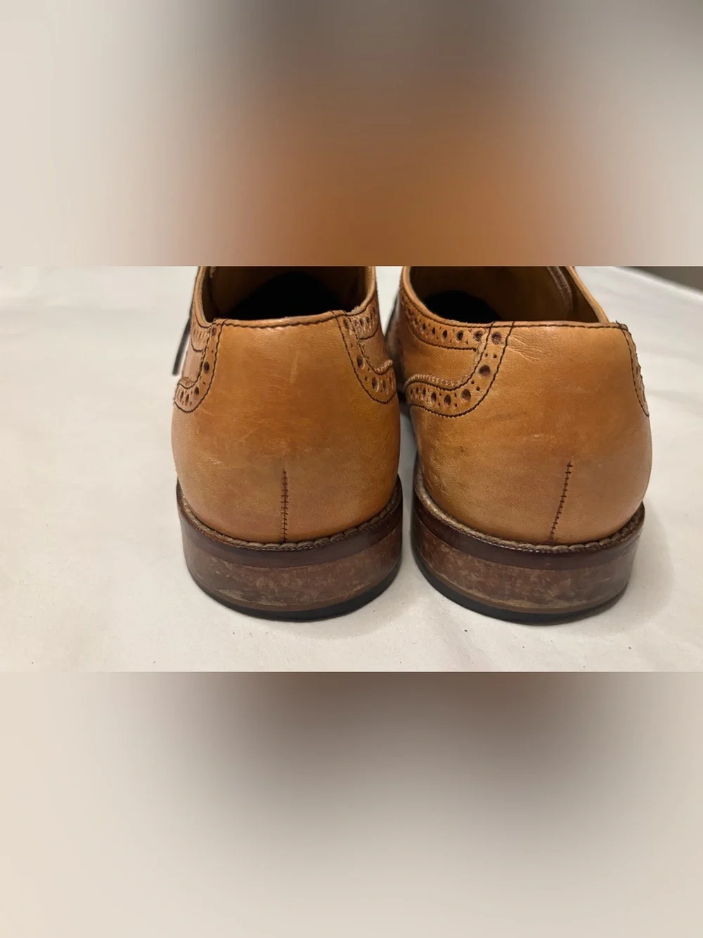 Cole Haan Air Giraldo British Tan Leather Wingtip Oxfords Men’s 9 M